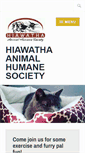 Mobile Screenshot of hahumanesociety.org